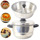 Forma Pudim Alumínio Grande Dupla Receita Ideal para Banho Maria