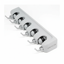 CleanHold — Organizador de Parede com 5 Lugares para Vassouras e Rodos com 6 Ganchos Adicionais - Entrega Grátis