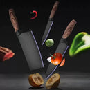 Conjunto De Facas Inox 6 Peças Antiaderente Para Cozinha