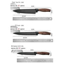 Conjunto De Facas Inox 6 Peças Antiaderente Para Cozinha